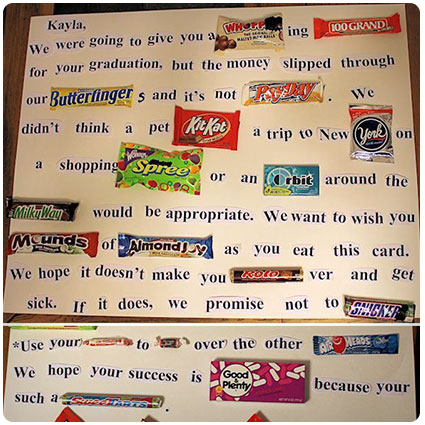 How to Make A Candy Letter