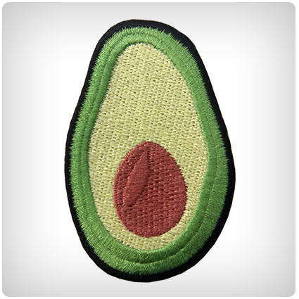 Avocado Cute Fruit Embroidered Applique Iron On Sew On Patch