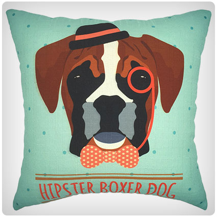 Your Smile Boxer Dog Throw Pillow Case