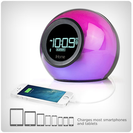 iHome Bluetooth Color Changing Alarm Clock
