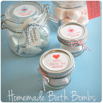 Homemade Bath Bombs Gift Idea