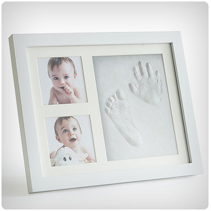 Up & Raise Clay Baby Footprint & Handprint Picture Frame Kit