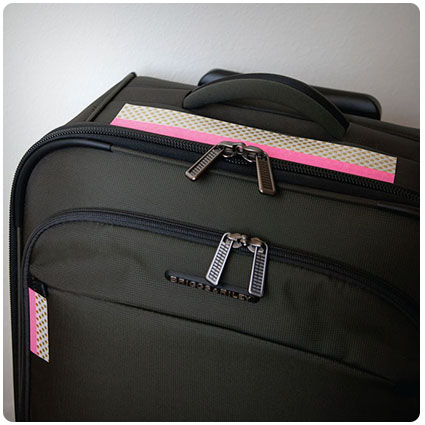 Washi Tape Luggage Tag