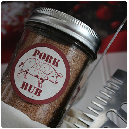 Gift In A Jar Pork Rub Recipe Free Printable Labels