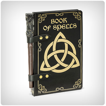 Book Of Spells Journal With Wand Pen