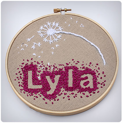 Baby Name Embroidery