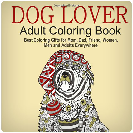 Dog Lover Adult Coloring Book
