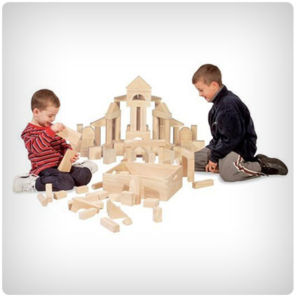 Melissa & Doug Solid-Wood Building Blocks