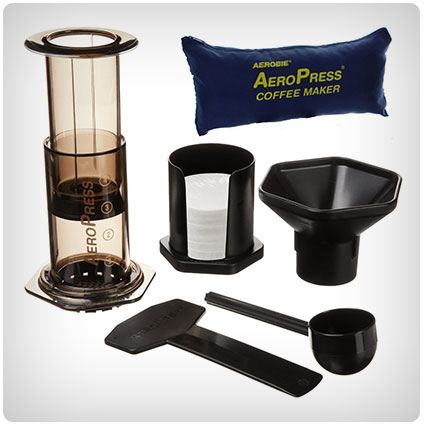 AeroPress Coffee and Espresso Maker with Tote Bag