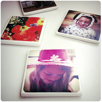 Diy Tile Photo Coasters