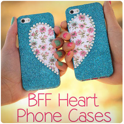 Bff Heart Matching Phone Cases