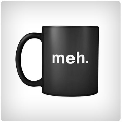 meh Ceramic Coffee Mug or Tea Cup