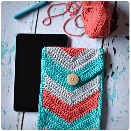 Crochet Chevron iPad Mini Case