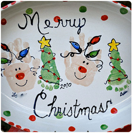 Painting Pottery With Kids' Hand