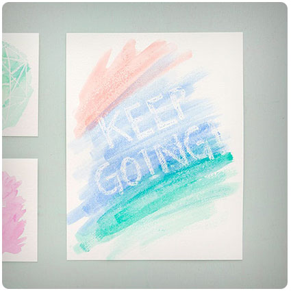 How to Make Watercolor Cards That Reveal a Secret Message