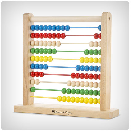 Melissa & Doug Abacus Wooden Counting Toy