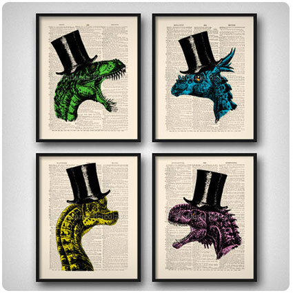 Dinosaur Print Set