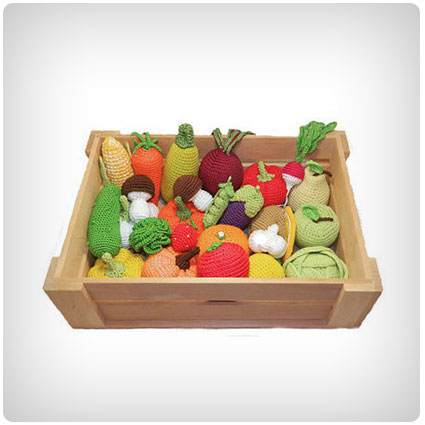 Crochet Fruits and Vegetables Set