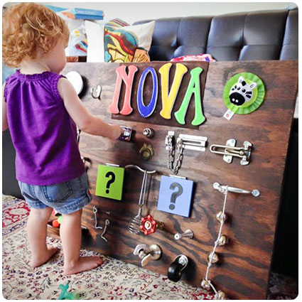 Make A Toddler Busy Board That’s Supernova