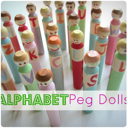 Alphabet Peg Dolls Alphabet For Starters