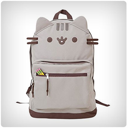 Pusheen Cat Face Backpack Standard
