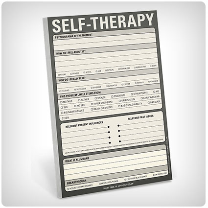 Knock Knock Self-Therapy Note Pad