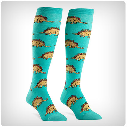 Sock It To Me Tacosaurus Knee High Socks