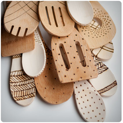 The Perfect Gift: Etched Wooden Spoons
