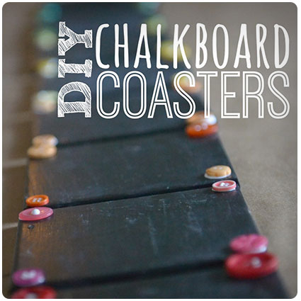 Diy Chalkboard Coasters
