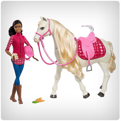 Barbie Dream Horse & Black Hair Doll