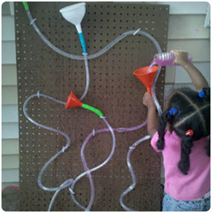 Tube And Funnel Peg Board