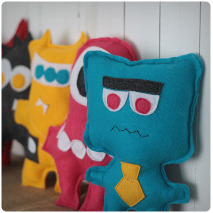 Felt Monsters To Make With Your Kids