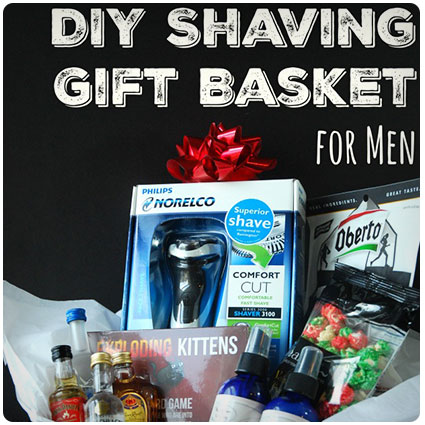 Diy Holiday Shaving Gift Basket For Men