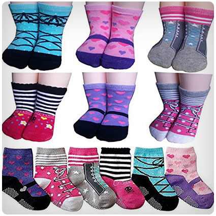 BSLINO Toddler Socks Non-Skid Anti Slip