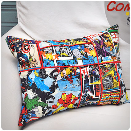 Comic Book Style Pillow