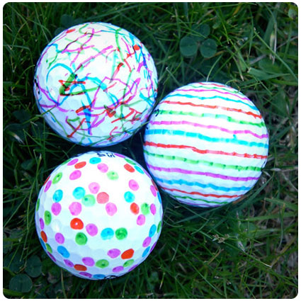 Decorating Golf Balls