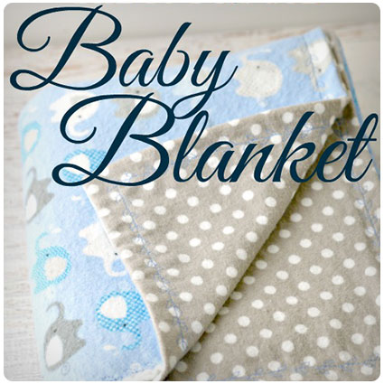 Diy 10 Minute Simple Baby Blanket Tutorial