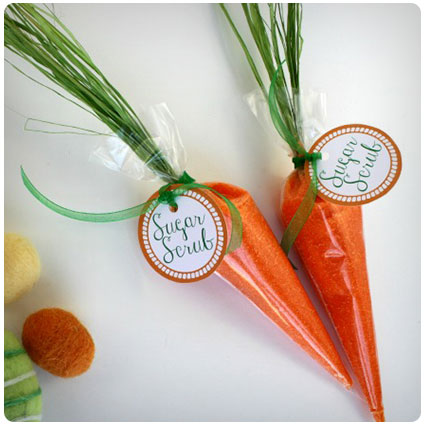 Diy Carrot Sugar Scrub and Free Printable Tag