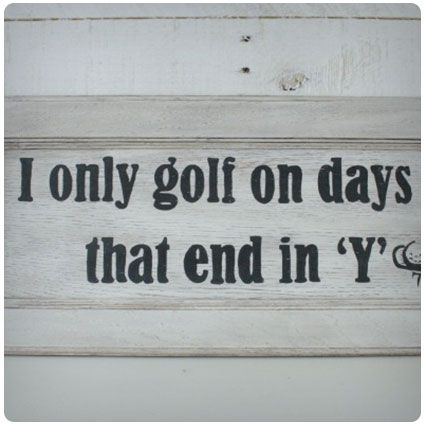 Diy Golf Sign
