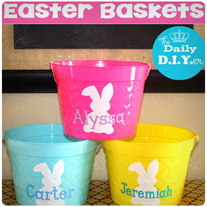 Diy Personalized Easter Basket
