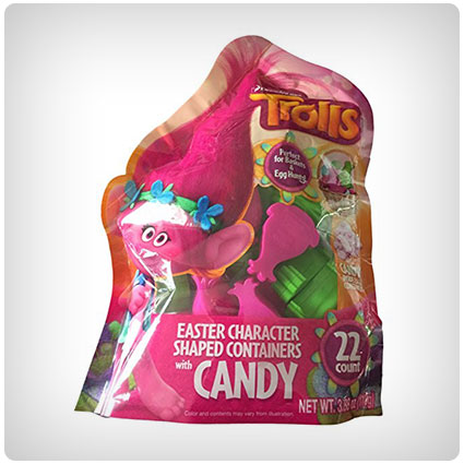 Dreamworks Trolls Easter Character Shaped Containers
