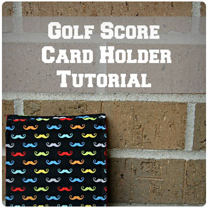 Golf Score Card Holder Tutorial