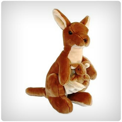 Kangaroo and Joey Stuffed Plush by Unipak