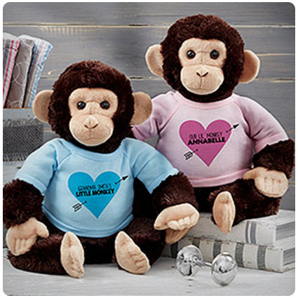Lil' Monkey Personalized Plush Monkey