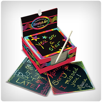 Melissa & Doug Scratch Art Rainbow Mini Notes
