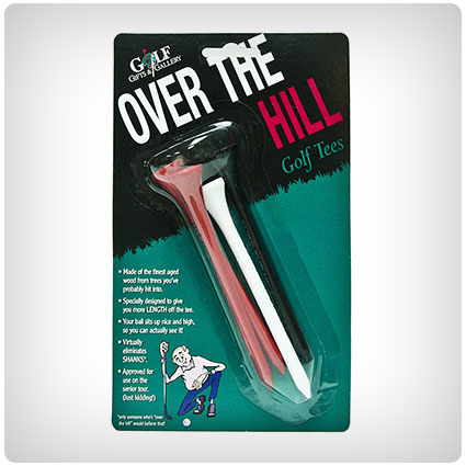 Over The Hill Golf Tees