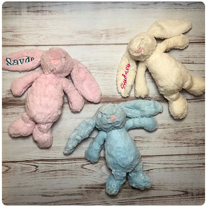 Personalized Plush Easter Bunny