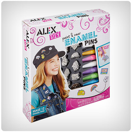 ALEX Toys Diy Paint and Wear Enamel Pins