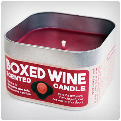 Boxed Wine Scented Candle