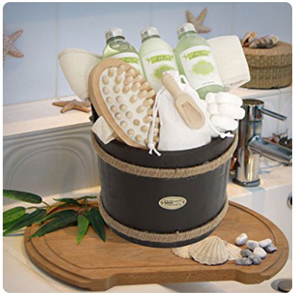 Brubaker Wooden Spa Bath Gift Basket